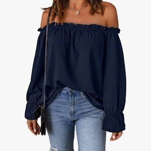 Women’s Off the Shoulder Ruffle Top
